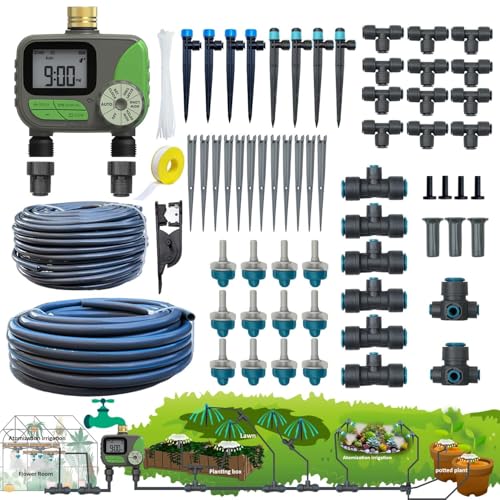 Drip Irrigation System with Water Timer