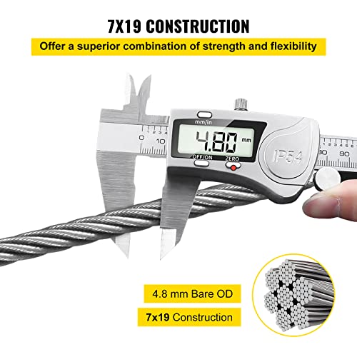 3 16 T304 Stainless Steel Cable 250FT