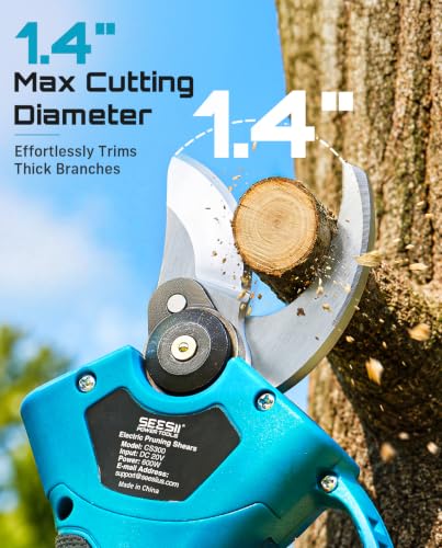 SEESII Electric Pruning Shears (Sky Blue)