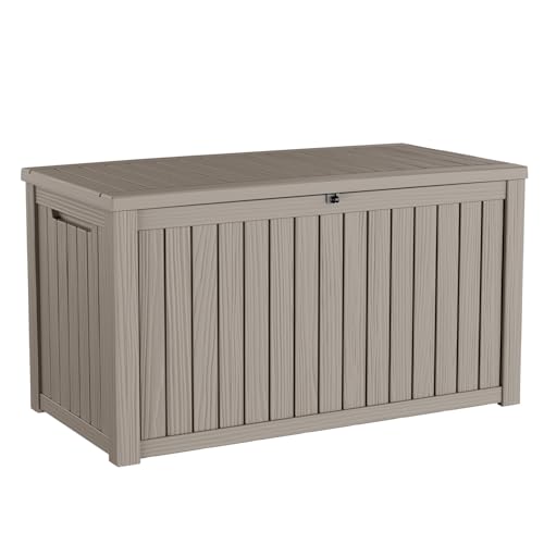 200 Gallon Outdoor Storage Box Waterproof (Grey / 200 Gallon)