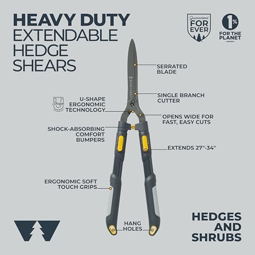 Heavy Duty Extendable Hedge Shears (Heavy Duty Extendable Hedge Shears)