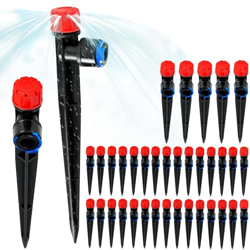 40 Pack 1 4 inch Tubing Drip Irrigation Vortex Emitters (40 Count)