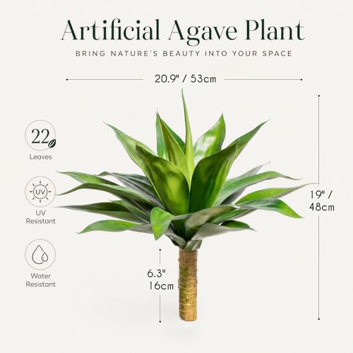Artificial Outdoor Agave Plant (2 Count)