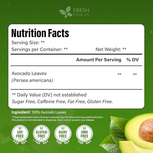 120 Avocado Dried Leaves Tea (120 Count)