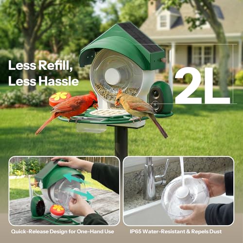 Smart Bird Feeder with Camera (52.96 Ounce)