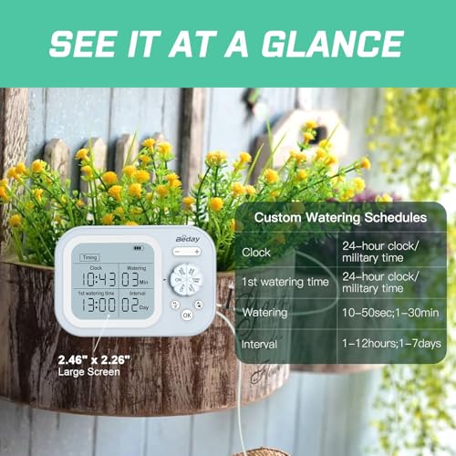 Automatic Plant Waterer Indoor Self Watering System for 15 Potted Plants