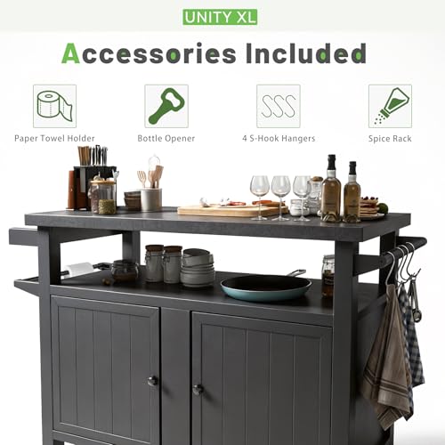 Outdoor Bar Outdoor Bar Cart (Grey / X-Large)