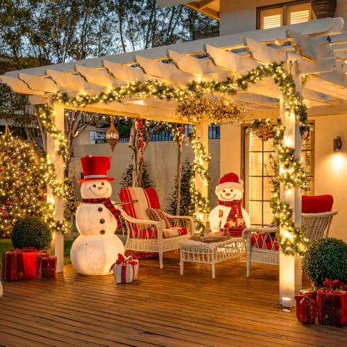 2 Pack Solar String Lights (Warm White / 100LED*2)