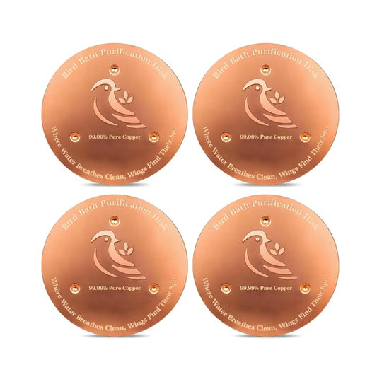 4 Pack Copper Disc for Bird Bath