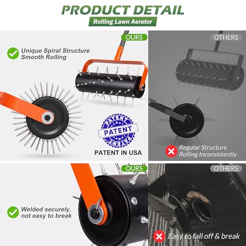Rolling Lawn Aerator