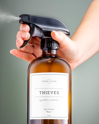 Amber Glass Spray Bottles