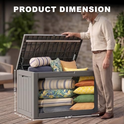 150 Gallon Deck Box (Grey / 151 Gallon)