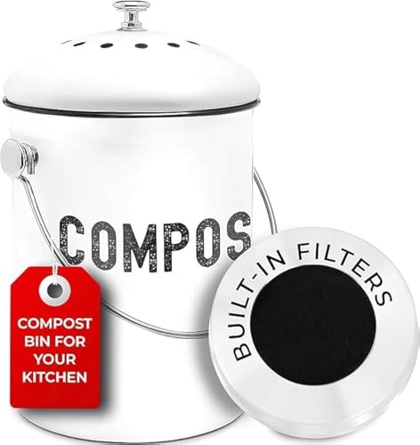 Kitchen Compost Bin for Kicthen Countertops