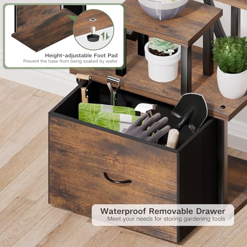 Plant Stand with Grow Light