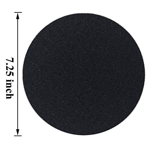 Becozofu 7.25 inch Kitchen Compost Bin Charcoal Filter Replacements (8 Count)