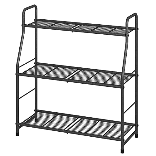 Plant Stand Outdoor Indoor 3 Tier Metal Waterproof Plant Shelf for Living Room Balcony Garden
