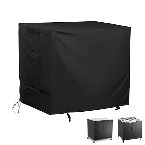 Outdoor Island Table Cover for Feasto Grill Cart with Storage Cabinet