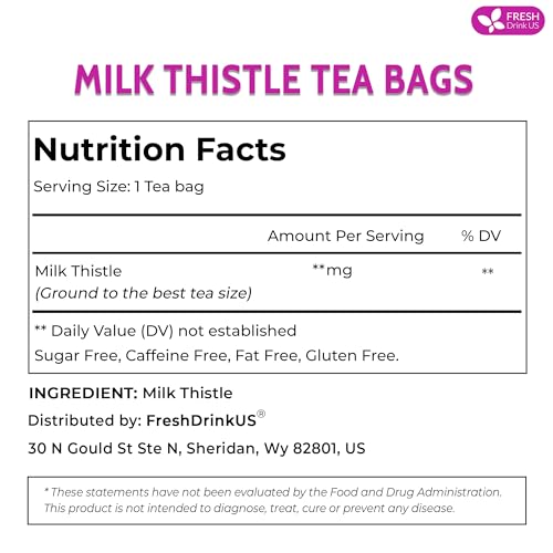 Premium 205 Milk Thistle Tea Bags (205 Tea Bags)
