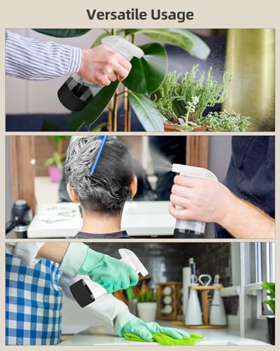 Glass Spray Bottles 8 oz (2 Count)