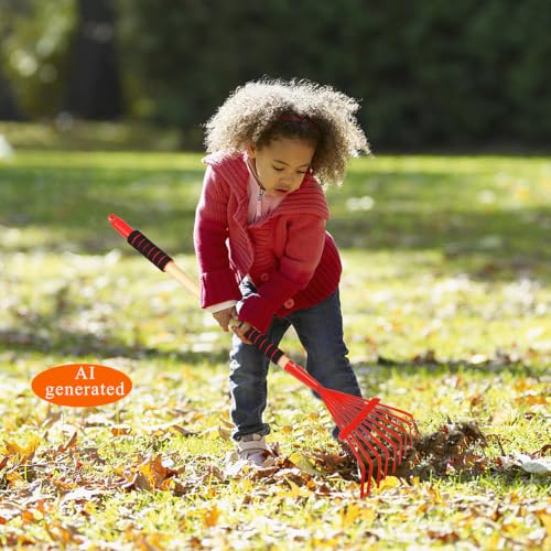 2 Pack Kids Rakes for Leaves