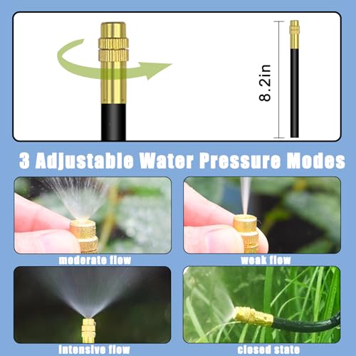 49.21Ft Drip Irrigation Kit System