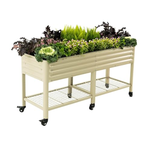Rolling Elevated Raised Garden Bed