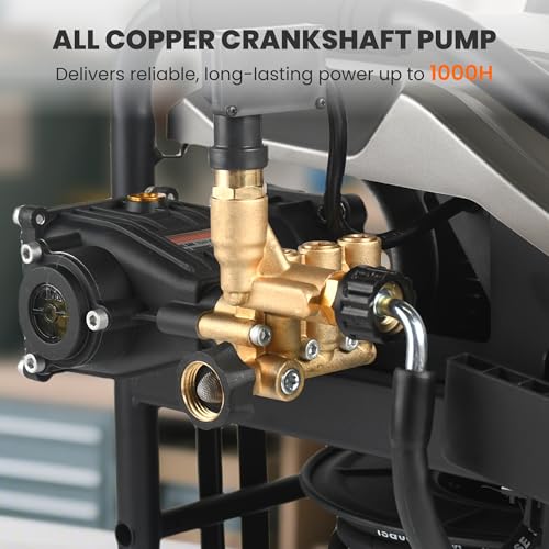 Crossfalls Wall Mounted Pressure Washer Ultra with 50FT Hose (50ft)