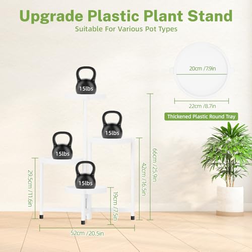 4 Tier Folding Plant Stand Indoor Outdoor
