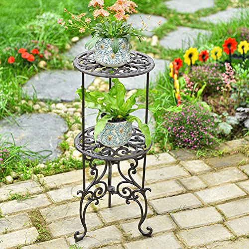 Heavy Duty Cast Iron Potted Plant Stand
