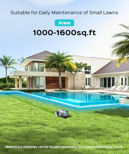 V100 Robotic Lawn Mower with Vision Navigation