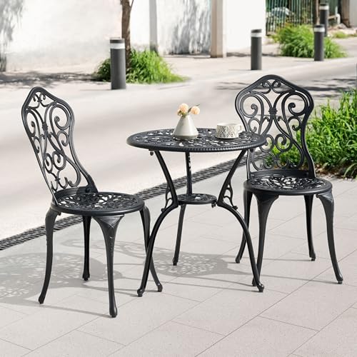 3 Pieces Patio Bistro Set