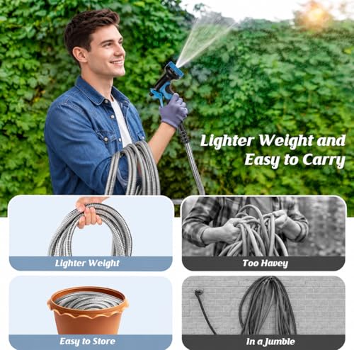 Garden Hose 100ft (silvery / 100ft)