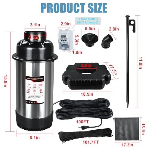 Pond Fountain Aerator