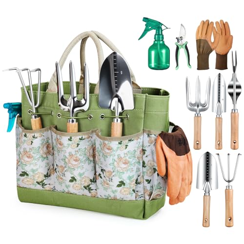 Heavy Duty Gardening Tools with Handbag