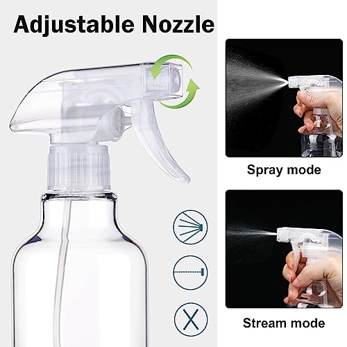 Plastic Spray Bottles (Clear)