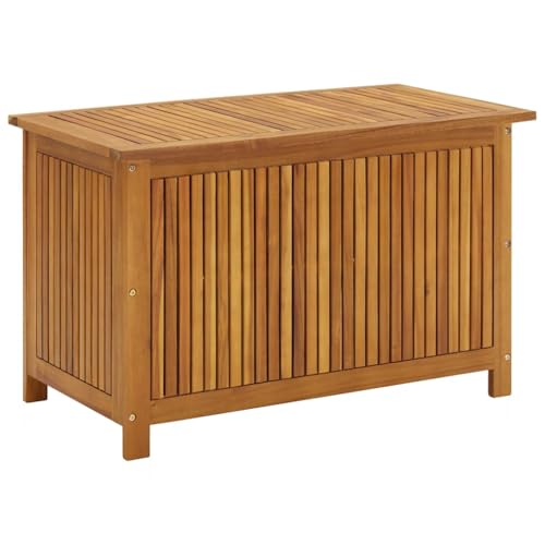 Garden Storage Box 35.4"x19.7"x22.8" Solid Wood Acacia (35.4" x 19.7" x 22.8")