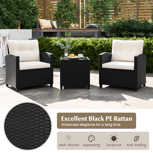 3 Piece Patio Furniture Set (3 Count)