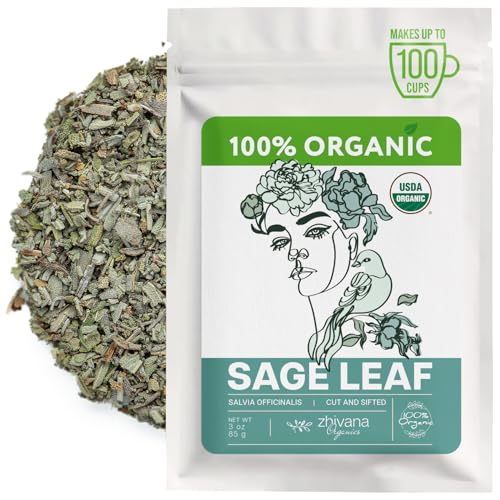 Sage Tea Organic 3 oz. (3 Ounce)