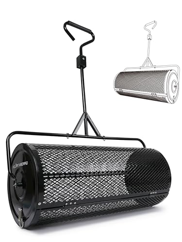Compost Spreader 36 Inch Towable Peat Moss Spreader (36 Inch)