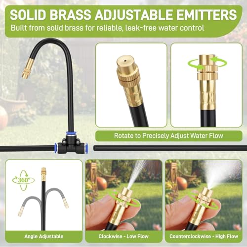 66FT Drip Irrigation System with Water Timer