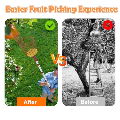 SISIUPASSIE 20FT Reach Fruit Picker