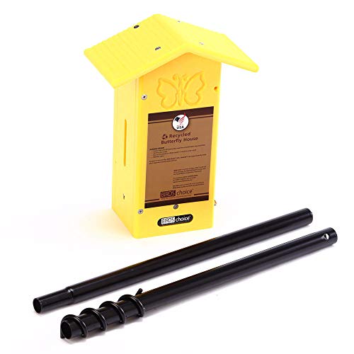 SNPMBFH Recycled Pole Mounted Butterfly House w