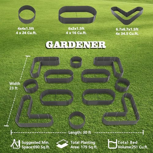 Anleolife 12 Bed Heart (12 Count)