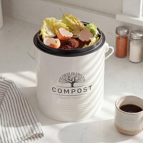 1.3 Gal Kitchen Compost Bin with Lid