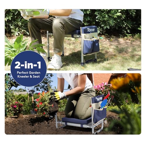 Foldable Garden Kneeler and Seat