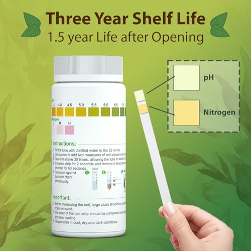 PH and Nitrogen Soil Test Kit with Test Tube