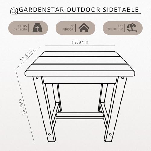 Adirondack Square Side Table