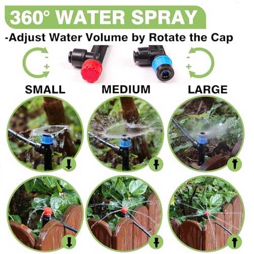 240FT Drip Irrigation System Kit New Quick