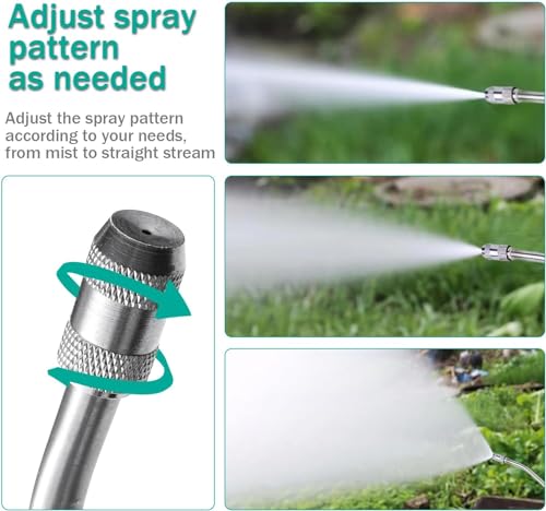 All Metal Sprayer Wand with 3 Types of Nozzles