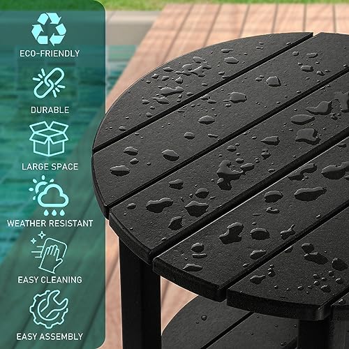 Outdoor Adirondack Side Table Set of 2
